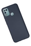 Mey İthalat®  İnfinix Hot 10 Play Kılıf Nano içi Kadife Silikon - Lacivert