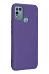 Mey İthalat®  İnfinix Hot 10 Play Kılıf Nano içi Kadife Silikon - Mor