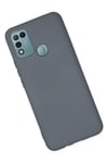 Mey İthalat®  İnfinix Hot 10 Play Kılıf Nano içi Kadife Silikon - Gri