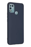 Mey İthalat®  İnfinix Hot 10 Play Kılıf Nano içi Kadife Silikon - Lacivert