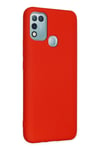 Mey İthalat®  İnfinix Hot 10 Play Kılıf Nano içi Kadife Silikon - Kırmızı