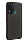 Mey İthalat®  İnfinix Hot 11s Kılıf Montreal Silikon Kapak - Siyah