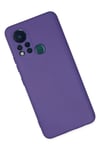 Mey İthalat®  İnfinix Hot 11s Kılıf Nano içi Kadife Silikon - Mor