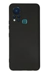 Mey İthalat®  İnfinix Hot 11s Kılıf Nano içi Kadife Silikon - Siyah