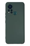 Mey İthalat®  İnfinix Hot 11s Kılıf Nano içi Kadife Silikon - Koyu Yeşil