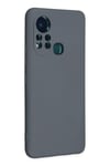 Mey İthalat®  İnfinix Hot 11s Kılıf Nano içi Kadife Silikon - Gri