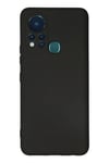 Mey İthalat®  İnfinix Hot 11s Kılıf Nano içi Kadife Silikon - Siyah