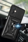 Mey İthalat®  İnfinix Hot 30 5G Kılıf Pars Lens Yüzüklü Silikon - Gold