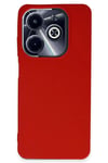Mey İthalat®  İnfinix Hot 40i Kılıf First Silikon - Kırmızı