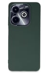 Mey İthalat®  İnfinix Hot 40i Kılıf First Silikon - Koyu Yeşil