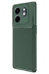 Mey İthalat®  İnfinix Smart 9 Kılıf Auto Focus Karbon Kapak - Koyu Yeşil