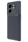 Mey İthalat®  İnfinix Smart 9 Kılıf Auto Focus Karbon Kapak - Lacivert