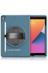 Mey İthalat®  iPad 10.2 (7.nesil) Kılıf Hand Strap Tablet Kılıfı - Turkuaz