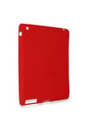 Mey İthalat®  iPad 4 9.7 Kılıf Evo Tablet Silikon - Kırmızı