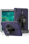 Mey İthalat®  iPad 5 Air 9.7 Kılıf Strap-C Otterbox Tablet Kapak - Lacivert