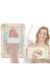 Mey İthalat®  iPad 5 Air 9.7 Kılıf Strap New Tablet Kapak - Pembe