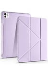 Mey İthalat®  iPad Air 13 (2024) Kılıf Kalemlikli Mars Tablet Kılıfı - Lila