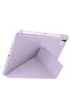 Mey İthalat®  iPad Air 13 (2024) Kılıf Kalemlikli Mars Tablet Kılıfı - Lila