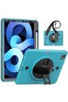 Mey İthalat®  iPad Pro 11 (2020) Kılıf Strap-C Otterbox Tablet Kapak - Mavi