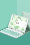 Mey İthalat®  iPad Pro 11 (2022) Kılıf KC01 Smart Klavyeli Tablet Kılıfı - Açık Yeşil