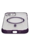 Mey İthalat®  iPhone 11 Hilton Magsafe Kapak - Derin Mor