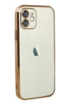 Mey İthalat®  iPhone 11 Kılıf  Lensli Silikon - Gold