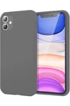 Mey İthalat®  iPhone 11 Kılıf First Silikon - Gri