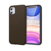 Mey İthalat®  iPhone 11 Kılıf First Silikon - Kahverengi