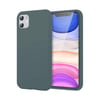 Mey İthalat®  iPhone 11 Kılıf First Silikon - Koyu Yeşil