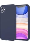Mey İthalat®  iPhone 11 Kılıf First Silikon - Lacivert