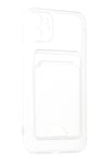 Mey İthalat®  iPhone 11 Kılıf Kart Şeffaf Silikon - Şeffaf