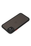 Mey İthalat®  iPhone 11 Kılıf Montreal Silikon Kapak - Siyah