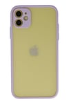 Mey İthalat®  iPhone 11 Kılıf Montreal Silikon Kapak - Mor