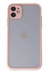 Mey İthalat®  iPhone 11 Kılıf Montreal Silikon Kapak - Pembe