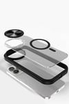 Mey İthalat®  iPhone 11 Kılıf Teleskop Lens Magsafe Silikon Kapak - Siyah