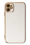 Mey İthalat®  iPhone 11 Kılıf Volet Silikon - Beyaz
