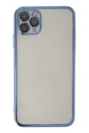 Mey İthalat®  iPhone 11 Pro Kılıf  Lensli Silikon - Açık Mavi