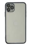 Mey İthalat®  iPhone 11 Pro Kılıf  Lensli Silikon - Siyah