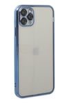 Mey İthalat®  iPhone 11 Pro Kılıf  Lensli Silikon - Açık Mavi