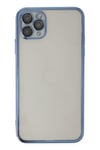 Mey İthalat®  iPhone 11 Pro Kılıf  Lensli Silikon - Açık Mavi