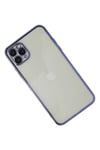 Mey İthalat®  iPhone 11 Pro Kılıf  Lensli Silikon - Mor