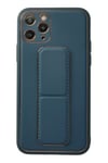 Mey İthalat®  iPhone 11 Pro Kılıf Coco Deri Standlı Kapak - Mavi