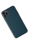 Mey İthalat®  iPhone 11 Pro Kılıf Coco Deri Silikon Kapak - Mavi