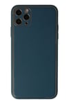 Mey İthalat®  iPhone 11 Pro Kılıf Coco Deri Silikon Kapak - Mavi