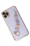 Mey İthalat®  iPhone 11 Pro Kılıf Esila Silikon - Lila