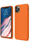 Mey İthalat®  iPhone 11 Pro Kılıf First Silikon - Turuncu