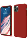 Mey İthalat®  iPhone 11 Pro Kılıf First Silikon - Bordo