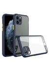 Mey İthalat®  iPhone 11 Pro Kılıf Miami Şeffaf Silikon - Lacivert