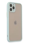 Mey İthalat®  iPhone 11 Pro Kılıf Montreal Silikon Kapak - Turkuaz