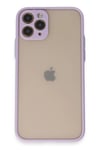 Mey İthalat®  iPhone 11 Pro Kılıf Montreal Silikon Kapak - Mor
